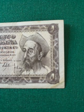 Billete 1 Peseta Banco de España 1951
