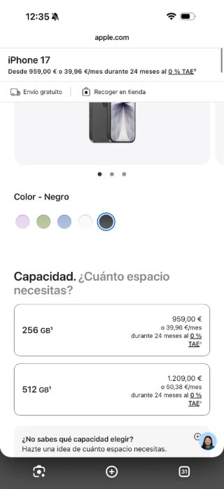 IPHONE 17 256GB// NUEVO!!GARANTÍA!! CAMBIOS!!