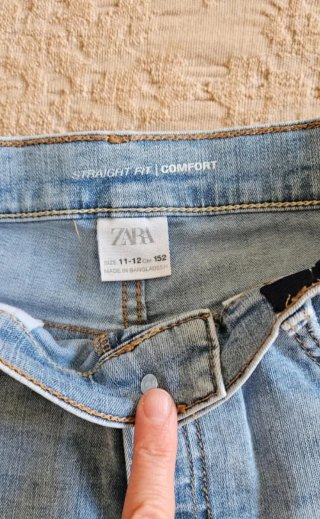 Vaqueros cortos Zara talla 11-12