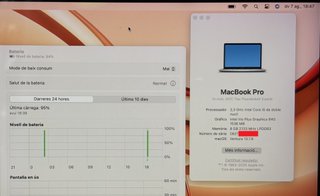 Macbook Pro 13" A1708 2017-18 Batería BUEN ESTADO