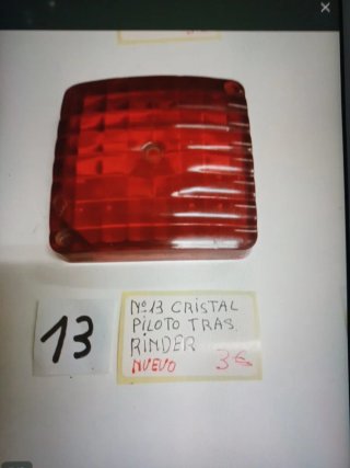 Lote Cristales Piloto Tras. Ref.22174