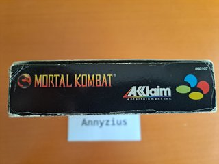 Mortal Kombat Super Nintendo SNES PAL ESP