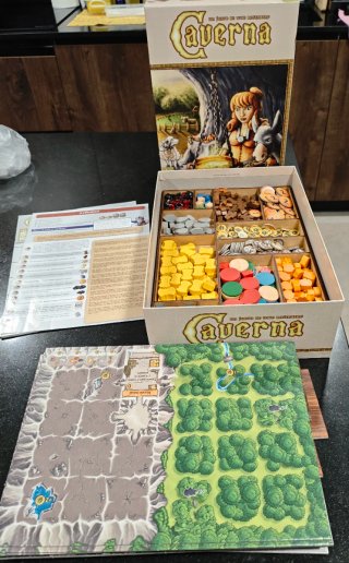 Juego de mesa Caverna con inserto