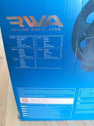Volante HORI RWA Racing Wheel Apex PS 3,4 y 5 y PC