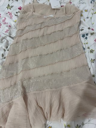 Vestido Zara con abalorios