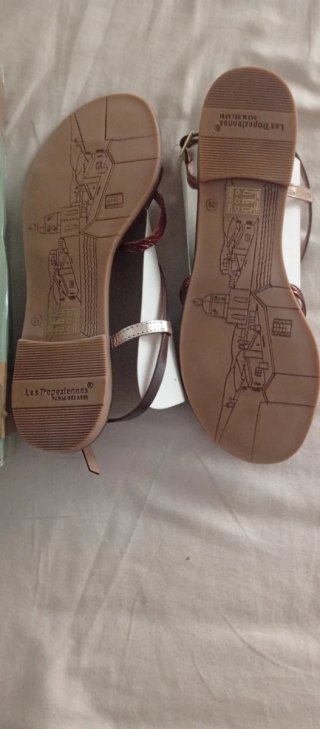 Sandalias Piel Multi Chocolate Talla 39