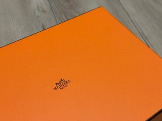 Caja zapatos Hermés Naranja
