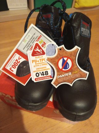 Zapatos de seguridad Panter Talla 37 Piel