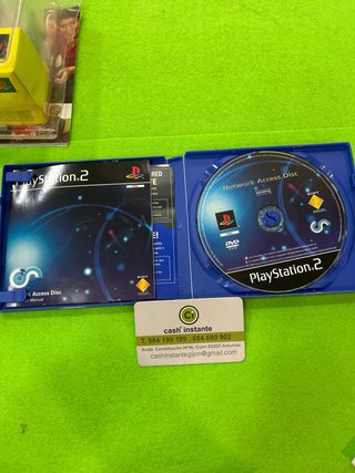 Disco de acceso a red ps2 y adaptador de red ps2