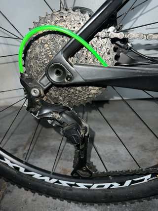 Bicicleta gosht lector MTB Nera e verde