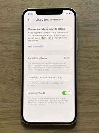 iPhone 12 Green 128G Pantalla ORIGNAL Batería 100%