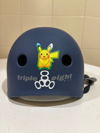 Casco para deportes de tabla azul, talla cs/s