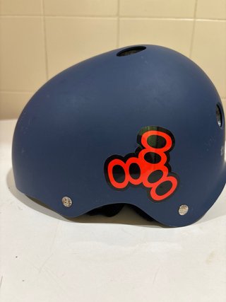 Casco para deportes de tabla azul, talla cs/s