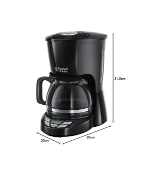 Cafetera Russell Hobbs Negra