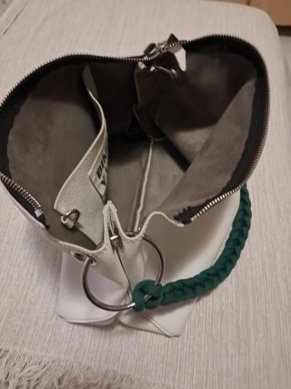 Bolso Bimba y Lola blanco y verde