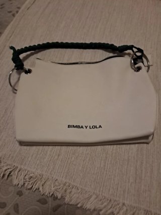 Bolso Bimba y Lola blanco y verde