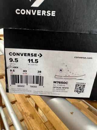 Converse Botas Blancas Talla 43