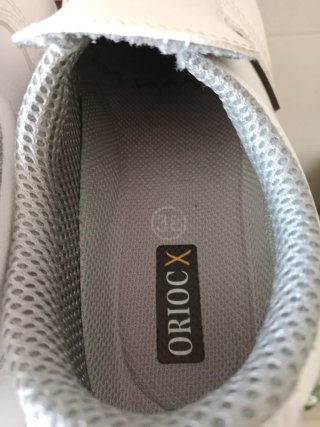 Zapatos de seguridad blancos talla 38
