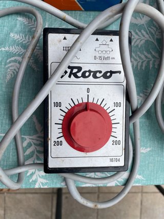 Caja ROCO tren eléctrico