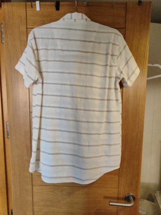 Camisa indie Talla S Rayas Beige