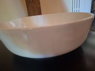 Lavabo Cerámica Blanca 42 cm diametro