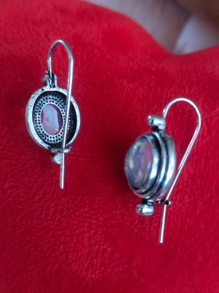Pendientes con Piedra Lunar