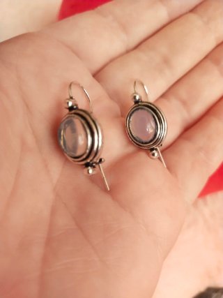 Pendientes con Piedra Lunar