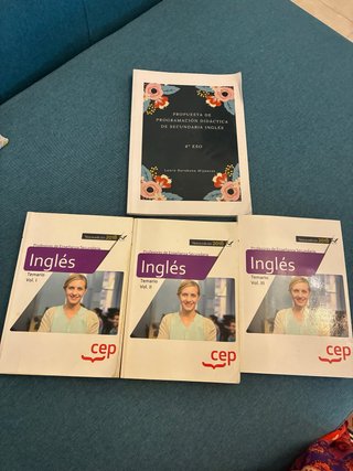Libros de preparación oposiciones de ESO de inglés
