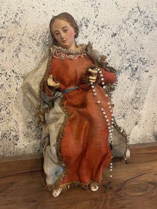 Virgen antigua siglo XIX