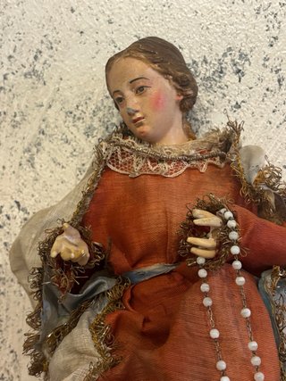 Virgen antigua siglo XIX