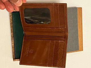 Cartera piel. Aniversario El Corte Inglés 25 Años
