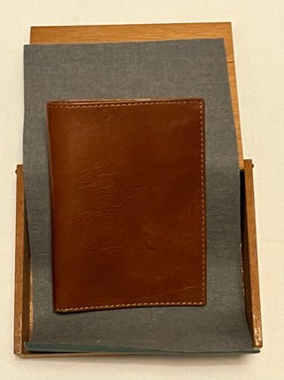 Cartera piel. Aniversario El Corte Inglés 25 Años