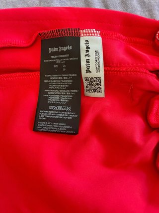 Pantalón corto Palm Angels rojo