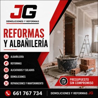 Servicios de Albañilería, Reparaciones, Pintura
