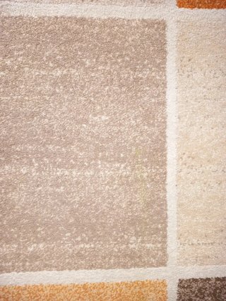 Alfombra Nilo de tela con diseño de cuadrados
