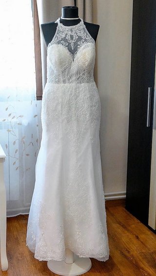 Vestido de Novia Blanco con Pedrería