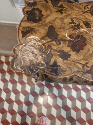 Mesa auxiliar original para restaurar
