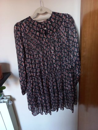 Vestido corto Sfera Talla M estampado