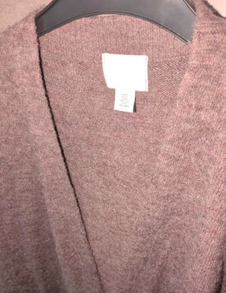 Cárdigan mujer marrón/gris talla única