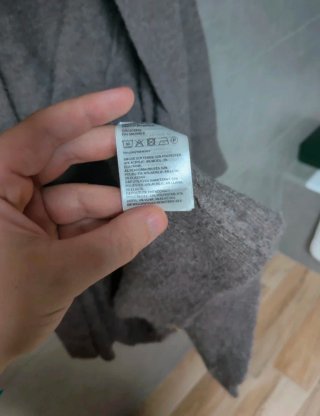 Cárdigan mujer marrón/gris talla única