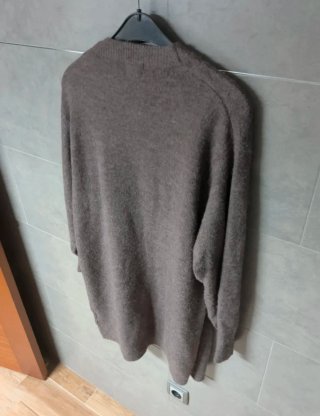 Cárdigan mujer marrón/gris talla única
