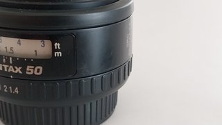 Pentax SMC 50mm f/1.4 objetivo