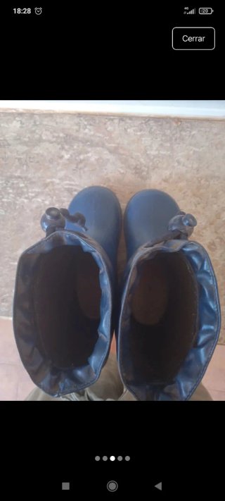 Botas de agua niño talla 26 Igor azul marino