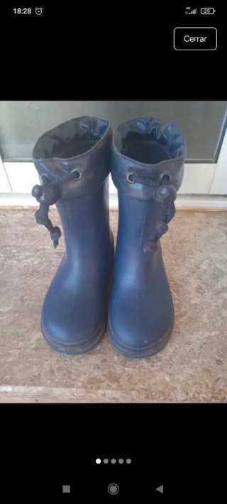 Botas de agua niño talla 26 Igor azul marino