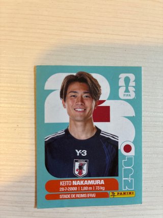 Cromo Keito Nakamura Japón 2023
