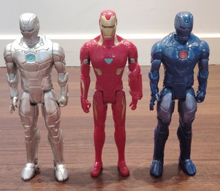 3 Figuras Iron Man 30cm