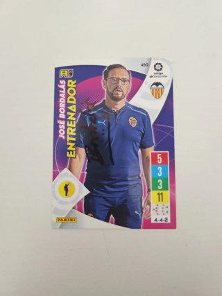 Cromo firmado José Bordalas Entrenador