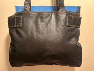 Bolso Loewe Negro Piel Grabada