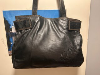 Bolso Loewe Negro Piel Grabada