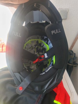 Casco Moto LS2 Negro con Gafas